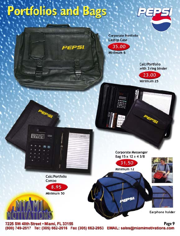 Portfolios and Bags
